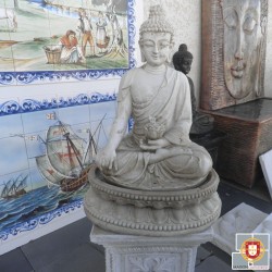 PETITE FONTAINE BOUDDHA ET BASSIN