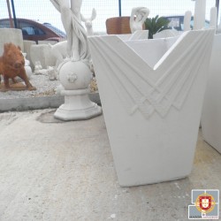 POT MODERNE BLANC (GRAND...